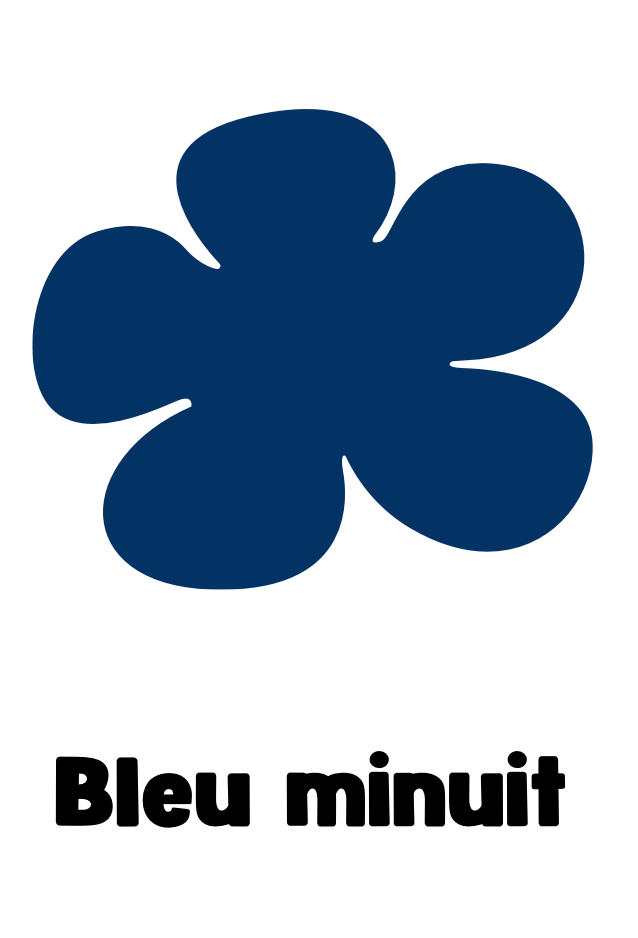 Pampilles flora bleu minuit