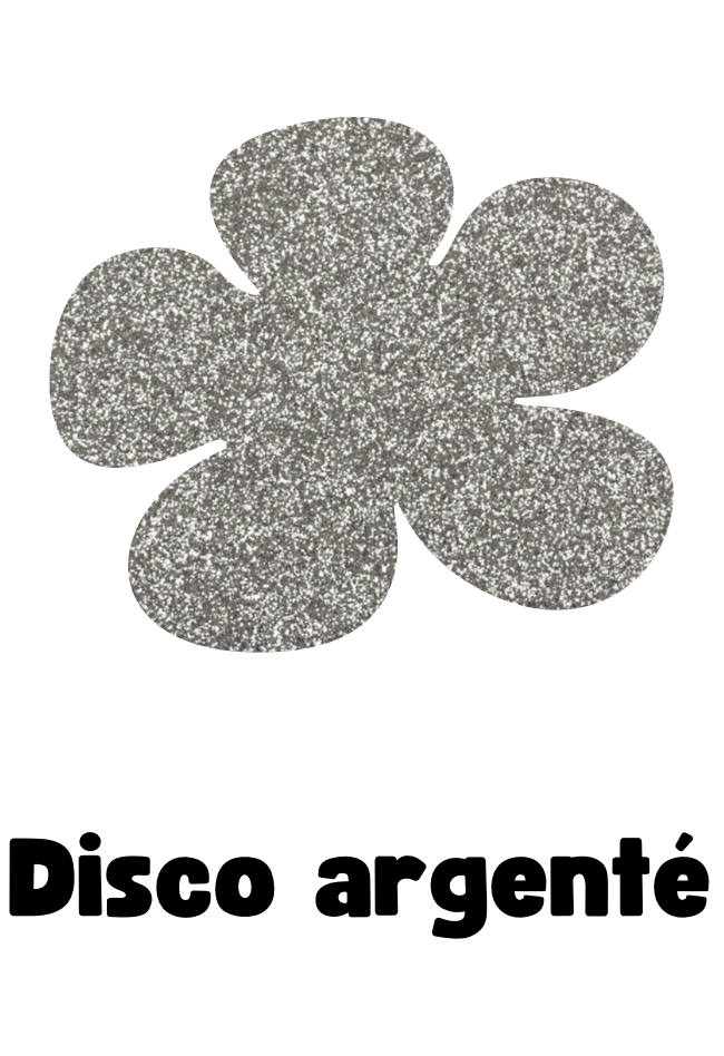 Pampilles flora disco argenté