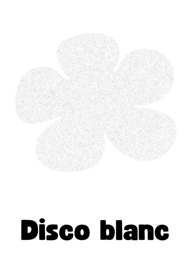 Pampilles rosa disco blanc
