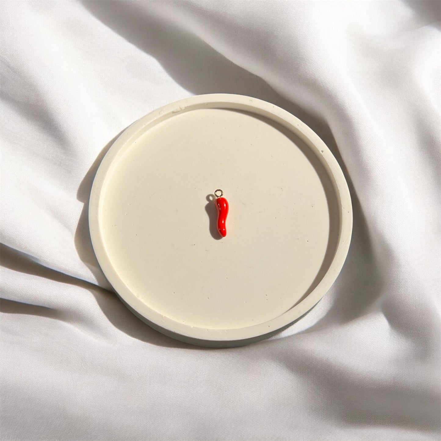 Charm corne abondance rouge