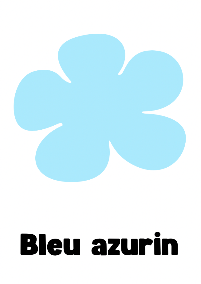 Pampilles flora bleu azurin