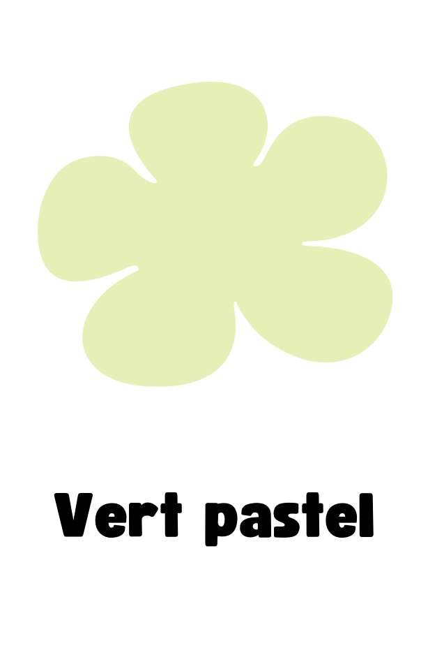 Pampilles mini rosa vert pastel