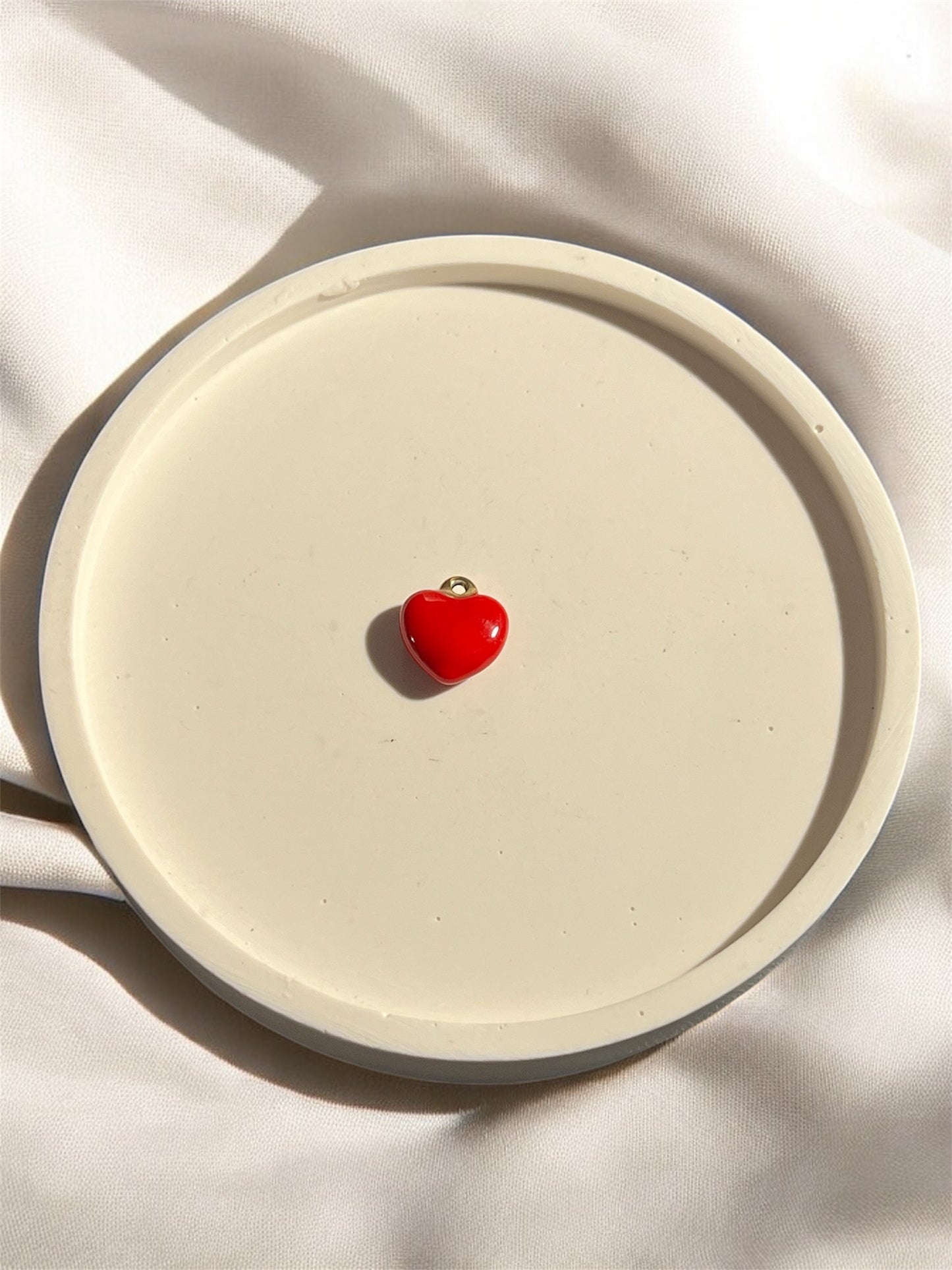 Charm cœur rouge
