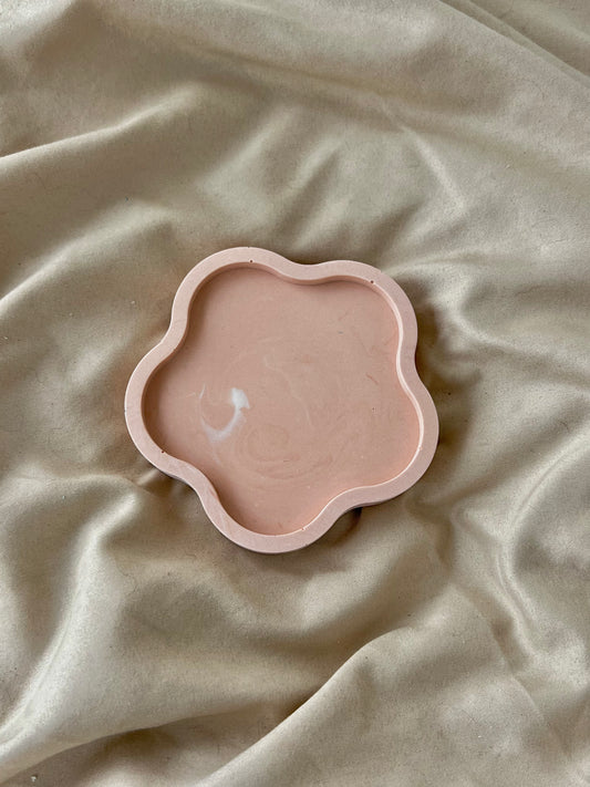 Petit vide poche fleur terracotta