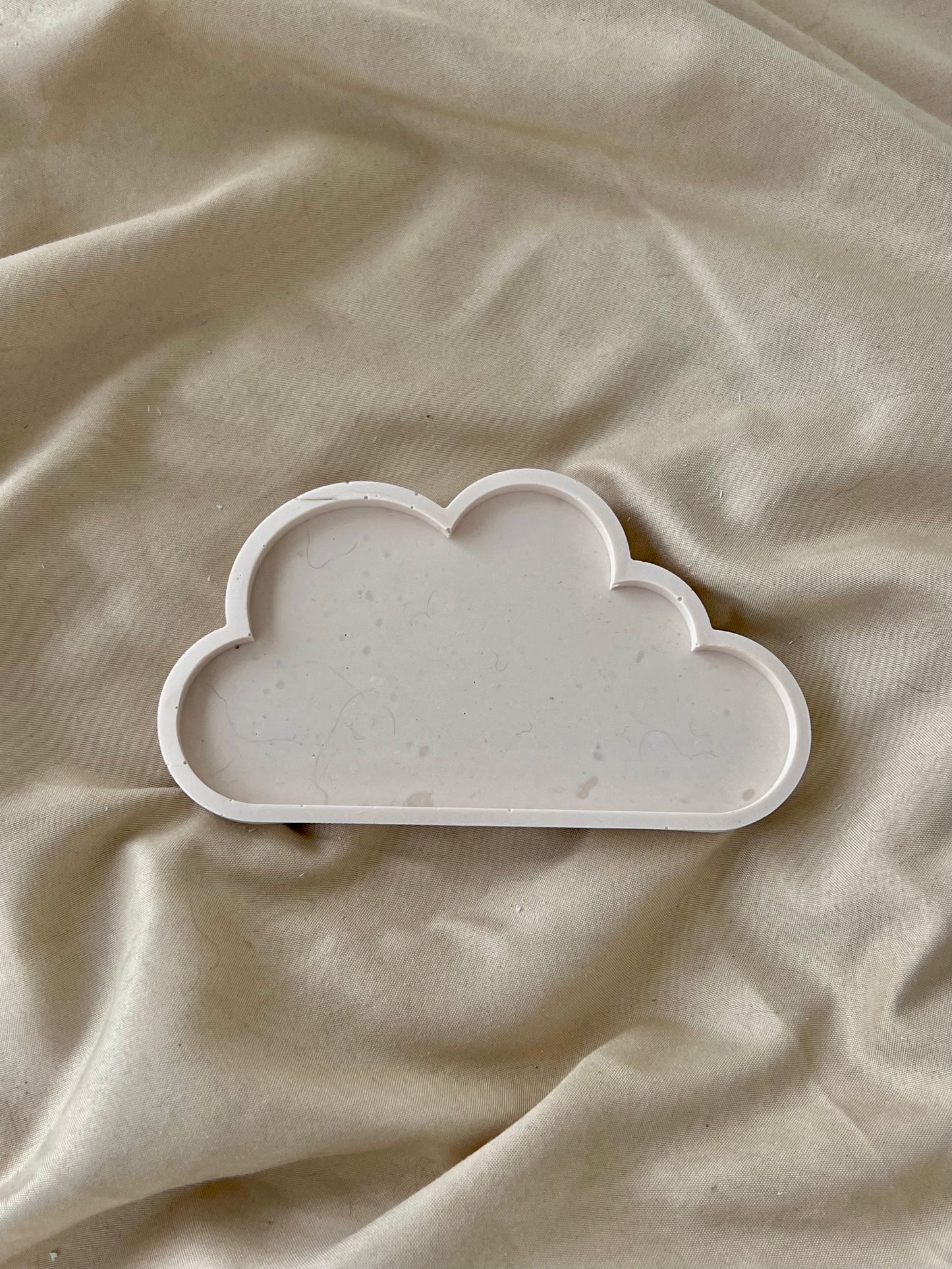 Mini vide poche nuage blanc