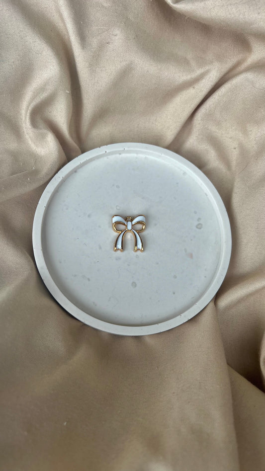 Charm Noeud blanc