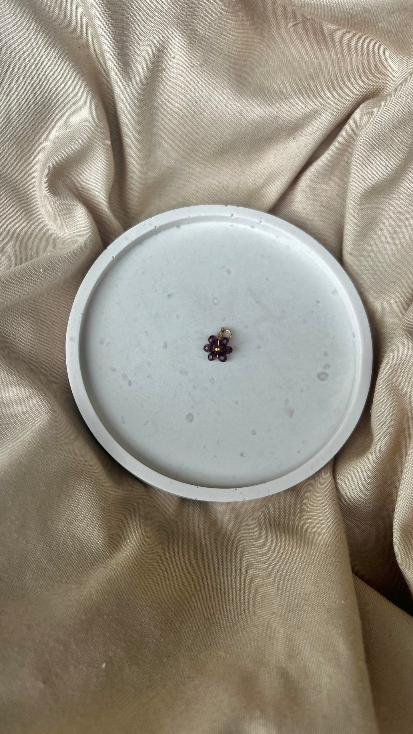 Charm fleur en perle